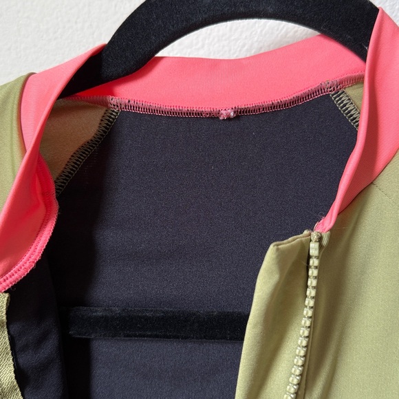 Billabong Adventure Division Biarritz Long Sleeve One Piece Olive and Pink - Picture 6 of 9